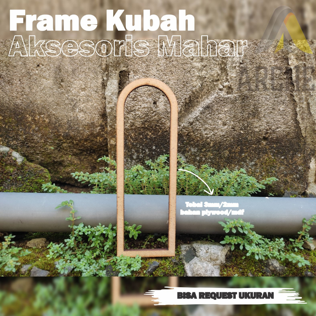 FRAME KUBAH AKESESORIS MAHAR HIASAN MAHAR