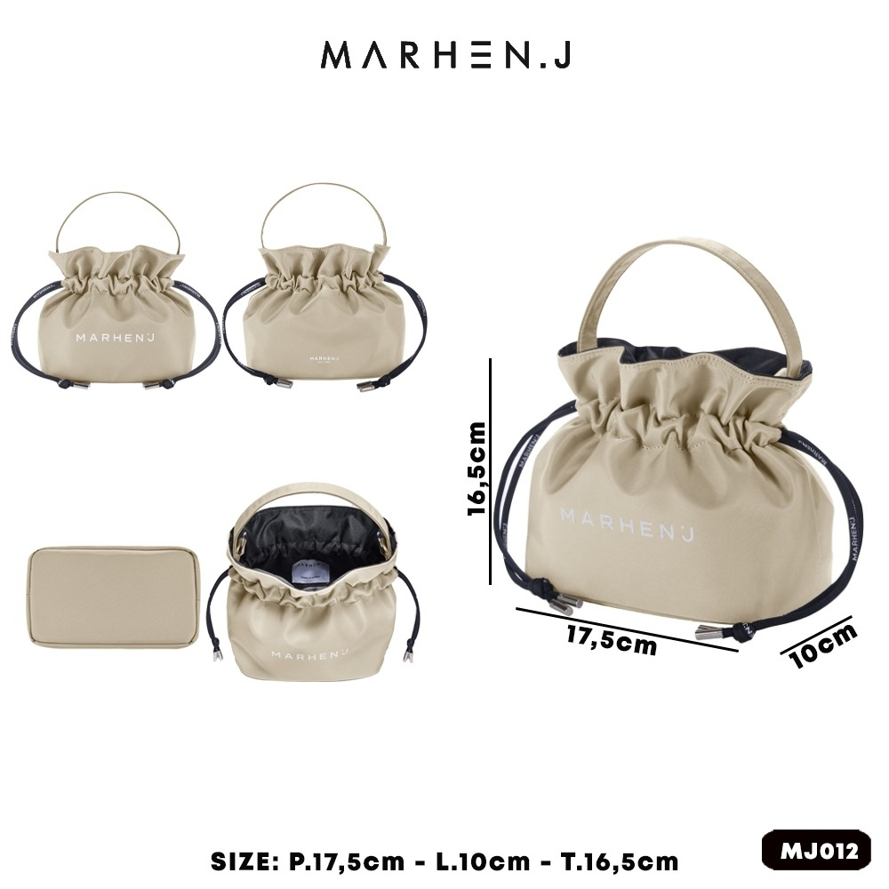 TAS SELEMPANG WANITA NILON  BUCKET SERUT