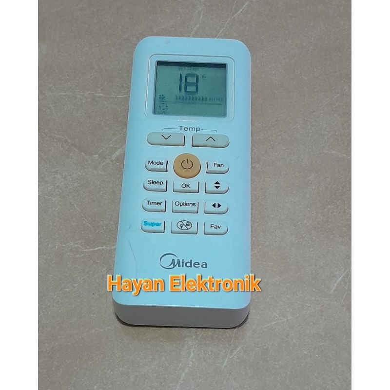 Remot AC Midea RG70A/BGEF Original