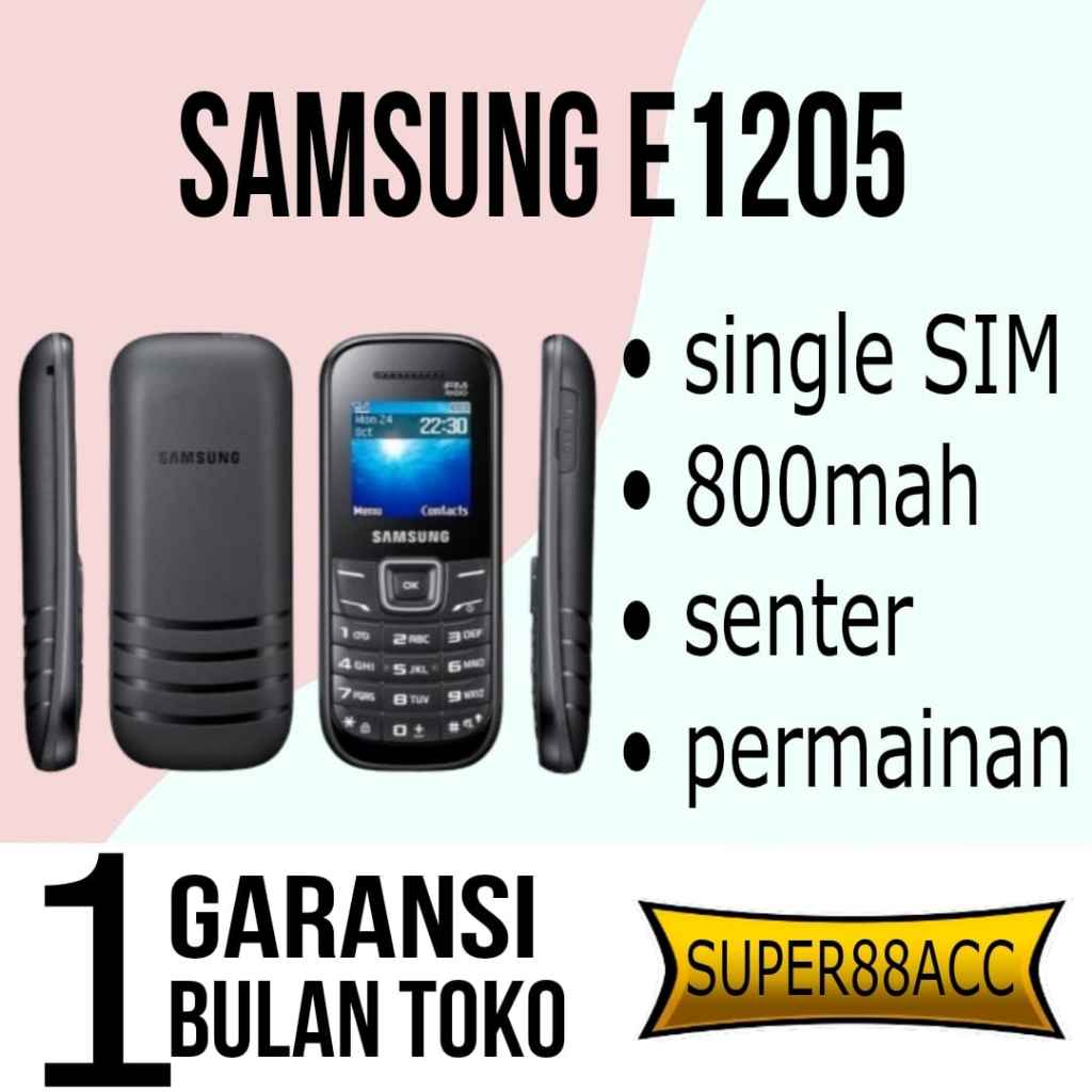 HandPhone [ HP ] Samsung GSM GT-1205 baru &amp; murah