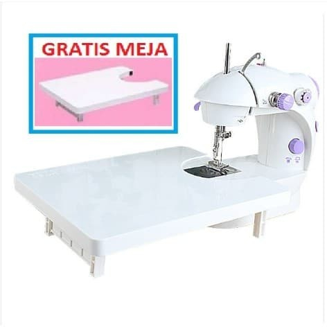 SHENAR, (COD) Mesin Jahit Mini Portable (Ada Mejanya) / Mesin Jahit Portable / Mini Sewing Machine