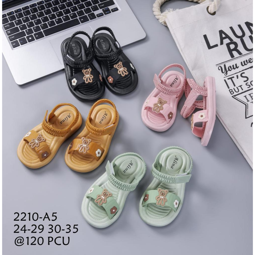 Sandal Anak Jelly Anak Import Karakter 2210-a5 /  Sendal Anak Perempuan Karet Import / Sandal Tali Anak Perekat Lucu