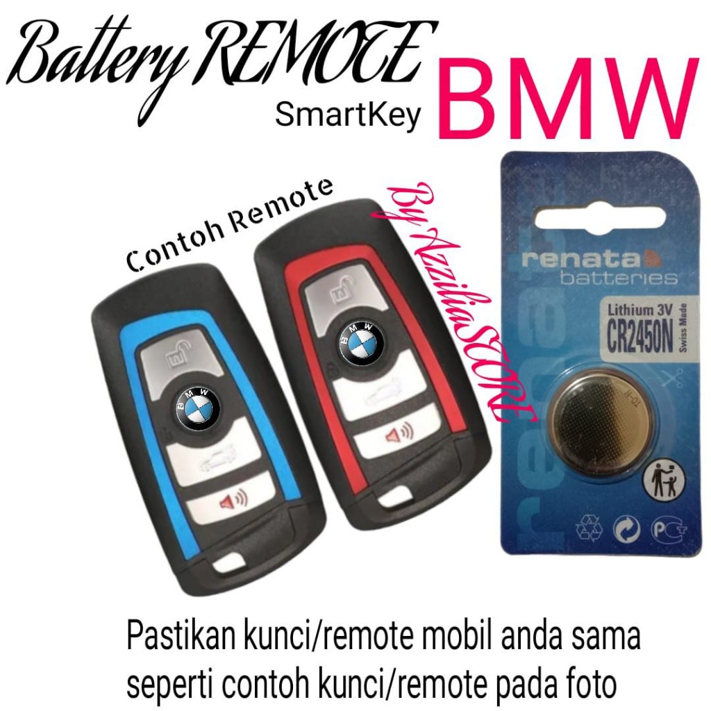 Baterai Battery Batrai Batre Batere Untuk Remote Remot Smart Key Smartkey Kunci Mobil Bmw F20 F21 F2