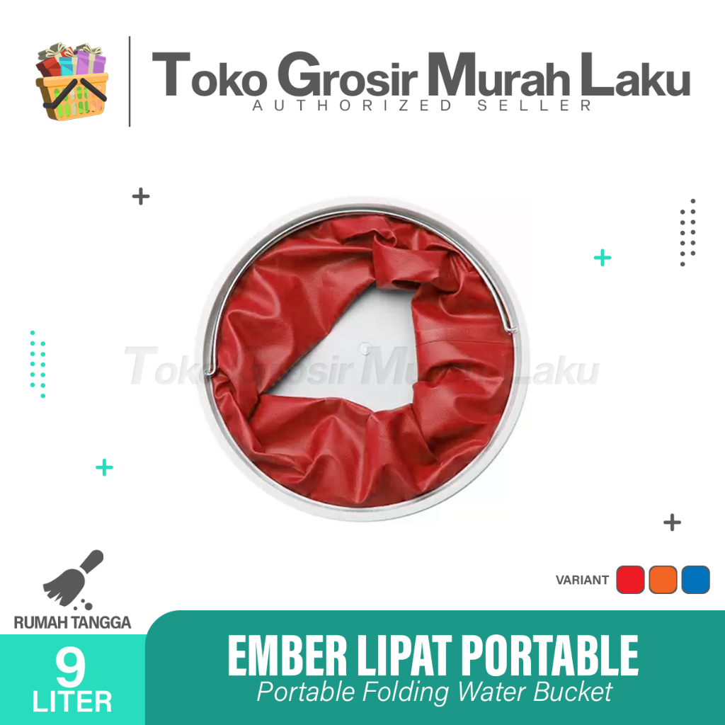 Ember Lipat Portable Multifungsi  9 Liter Cuci Mobil Motor Waterproof