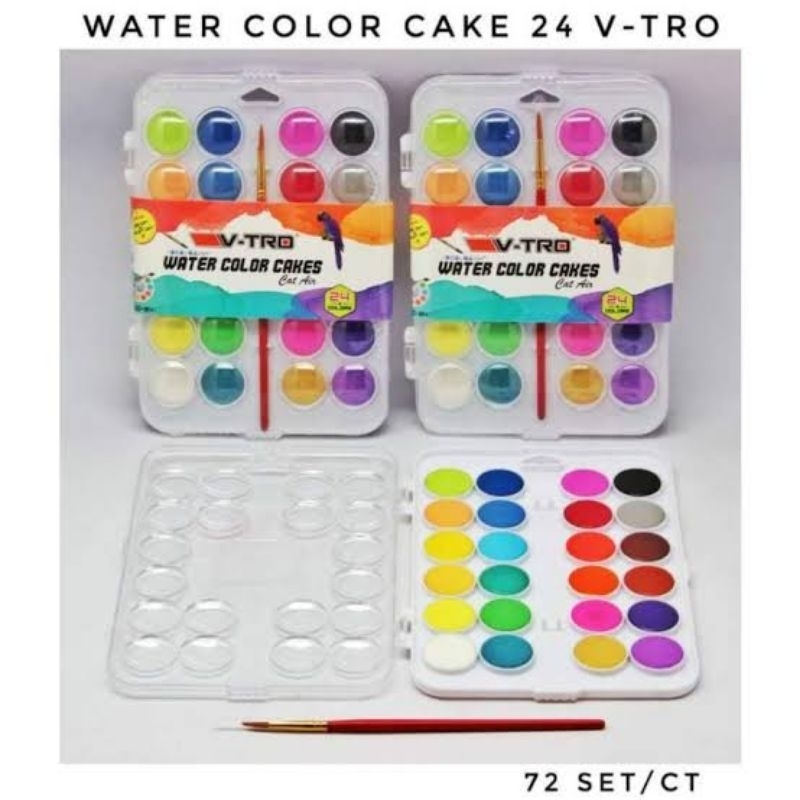 Water color cake V-tro