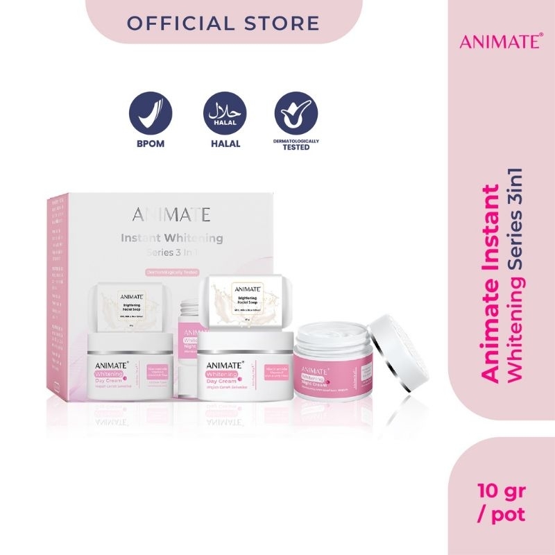 Animate Instant whitening series 3in1