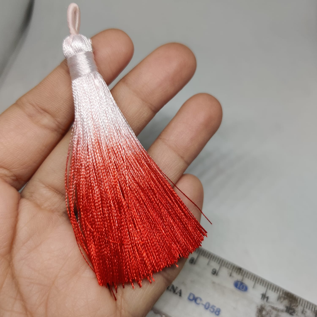 Tasel Rumbai Tebal GRADASI Tassel Bahan Craft Hampers