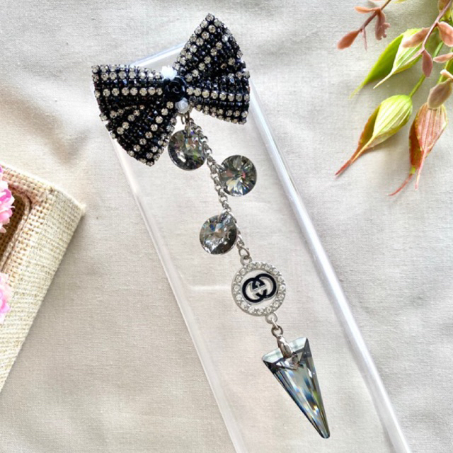 Bros dagu swarovski juntai panjang handmade