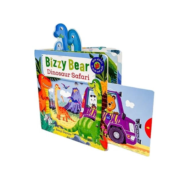 WD Buku Import Bizzy Bear Slider Pull and Push Board Books Buku Cerita Anak Kids Story Book