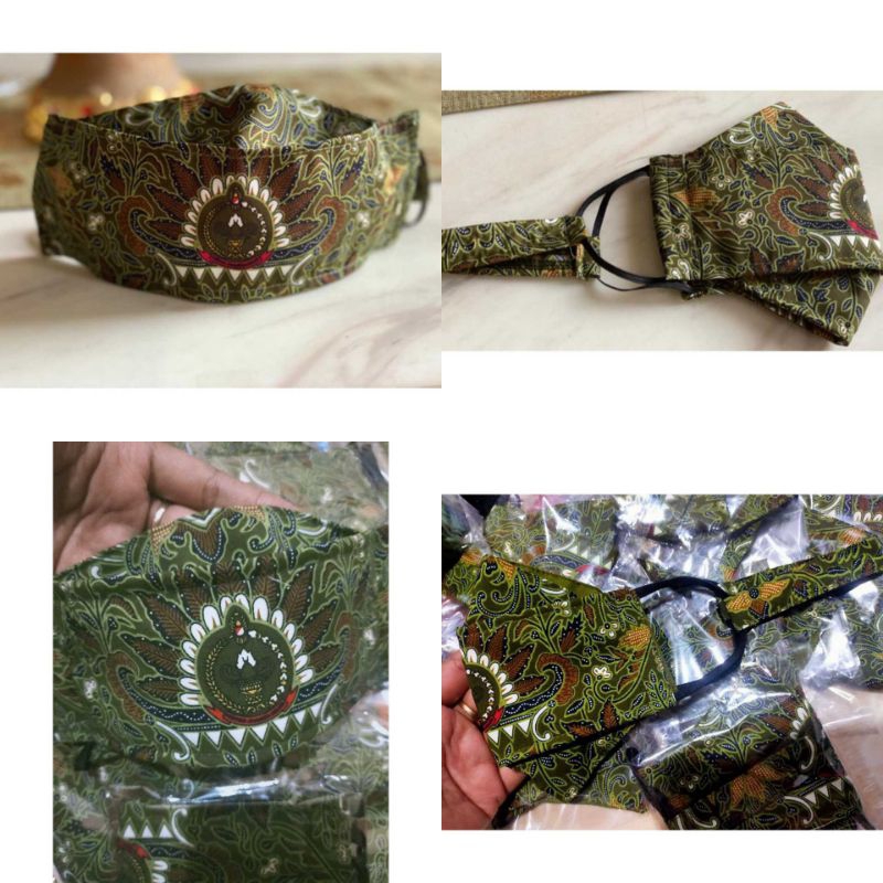 Masker Batik Persit Model Evo
