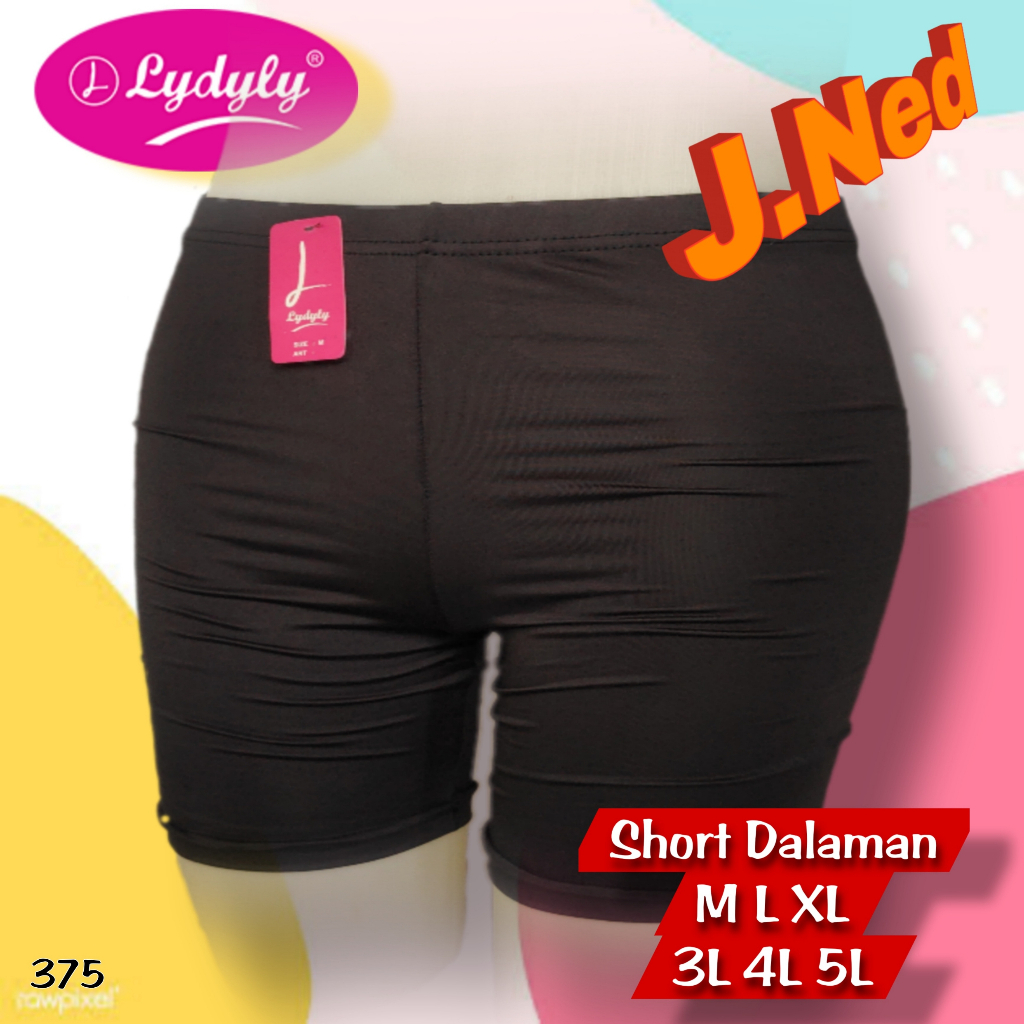 J375  CELANA SHORT STREET LEGGING PENDEK JUMBO SIZE M - 5L