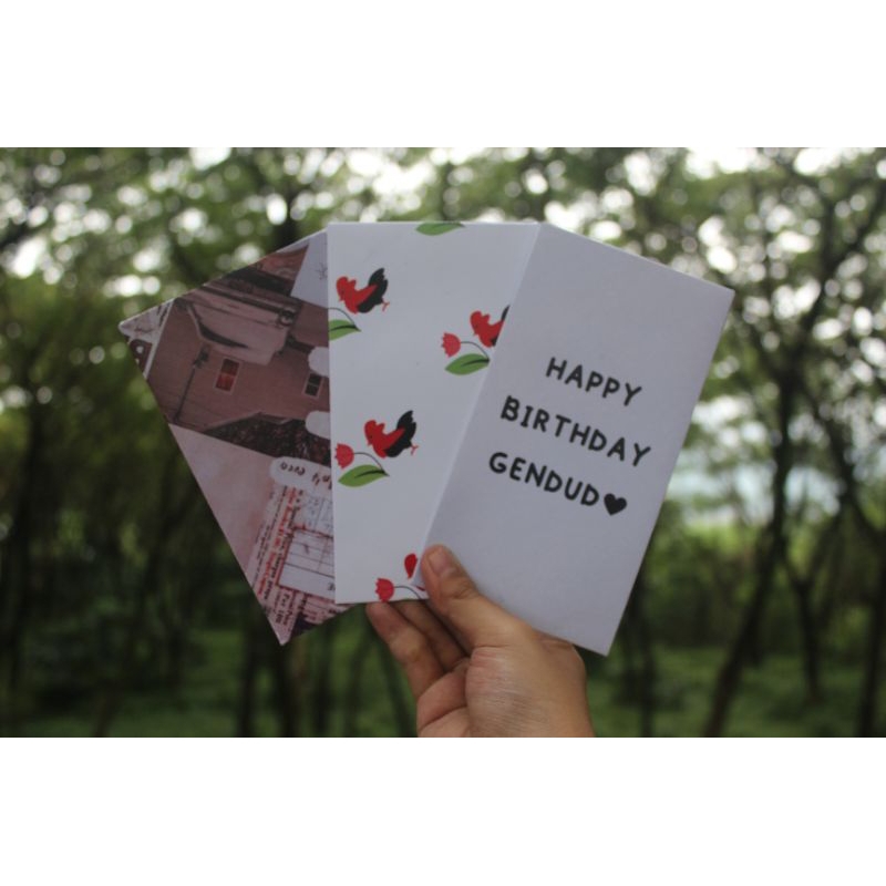 

Amplop Custom + greeting card