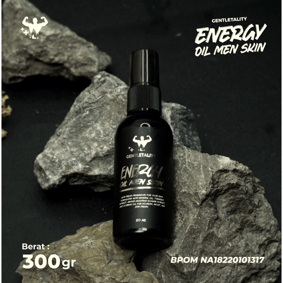 GENTLETALITY ENERGY OIL MEN SKIN minyak memperbesar, memperpanjang alat vital pria berurat permanen 