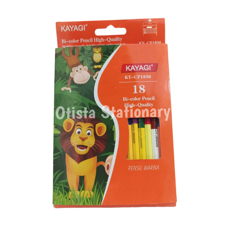 

Pensil Warna Kayagi Dua Warna isi 18 KY-CP1836