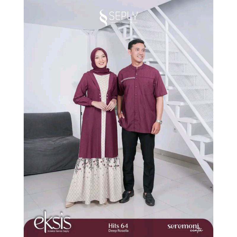 COUPLE SEPLY HITS 64 DEEP ROSELLA / COUPLE TERBARU / GAMIS MEYRA 146 KOKO KASEO 188