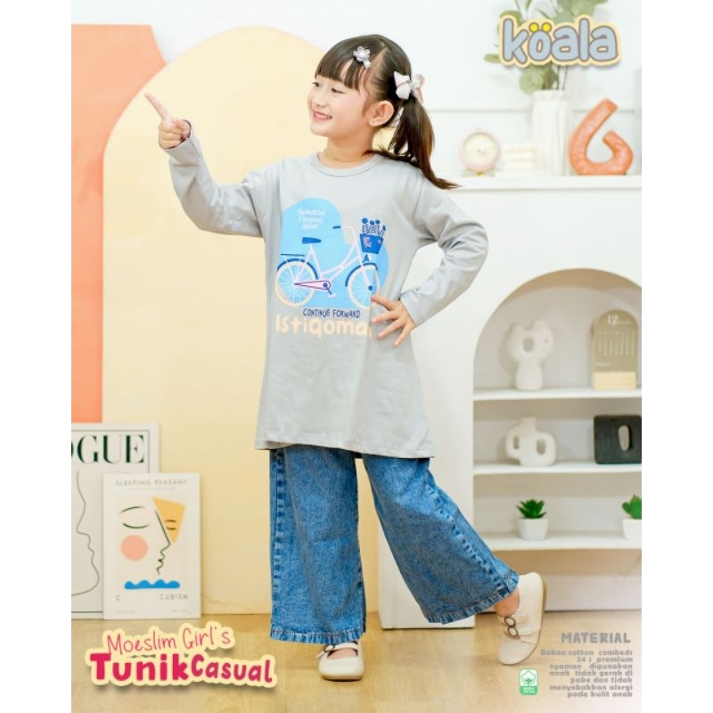 Tunik Kaos Anak Koala Muslimah Serisize 4681012 by Hoolahoop