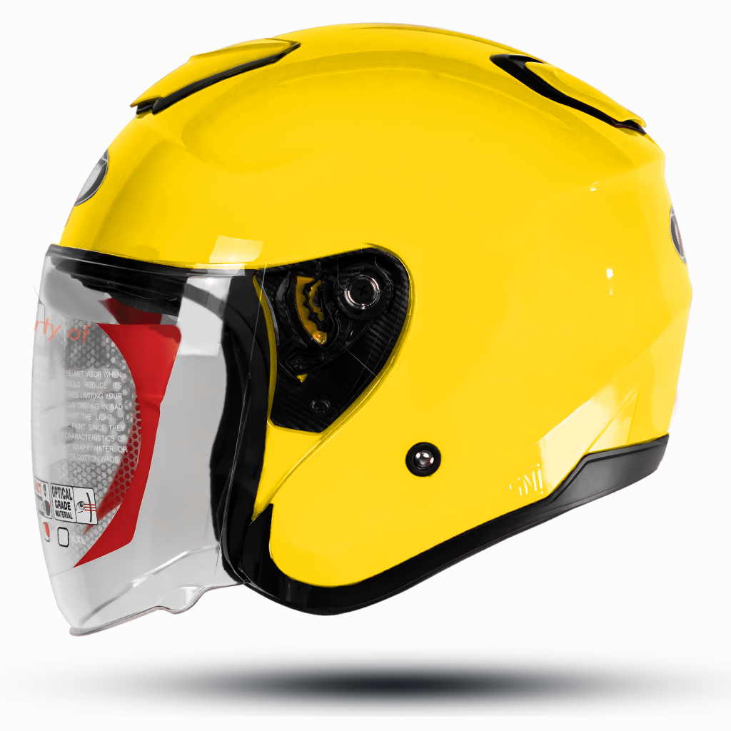 Helm Half Face Dewasa KBS Kioyoto Hitam Doff Untuk Pria Dan Wanita Cod Free Packing Box Dus