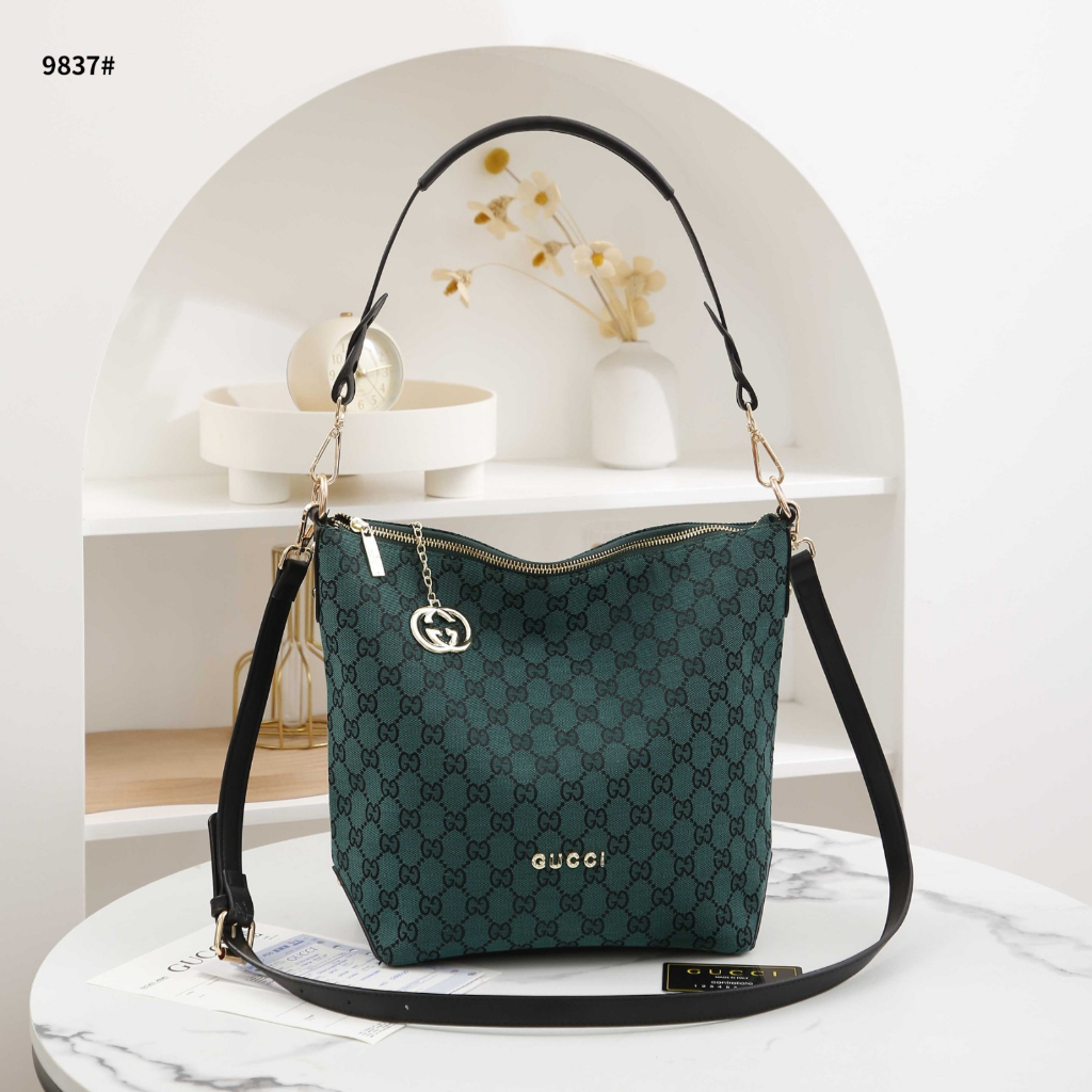 GC 9837 GG Canvas Hobo Bag With SlingBag