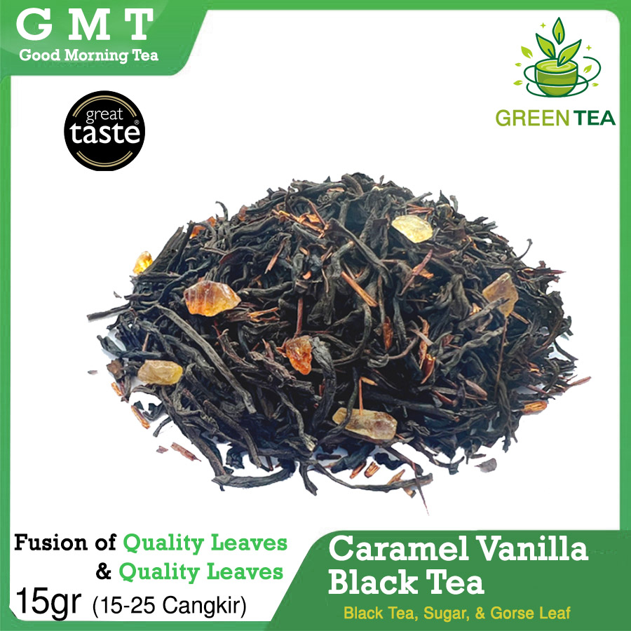 

GMT | Caramel Vanilla Black Tea | Teh Hitam Gorse Karamel Premium Blend Loose Leaf