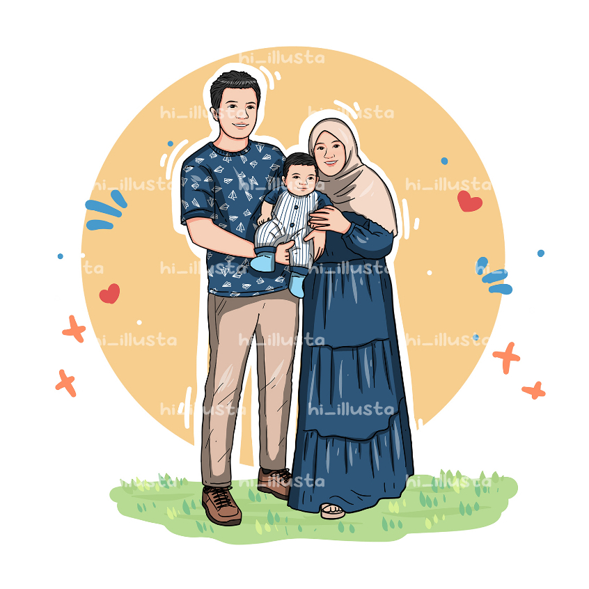 ilustrasi jadi cepat dalam waktu 1 jam / foto/ lucu/ kado foto/ gift