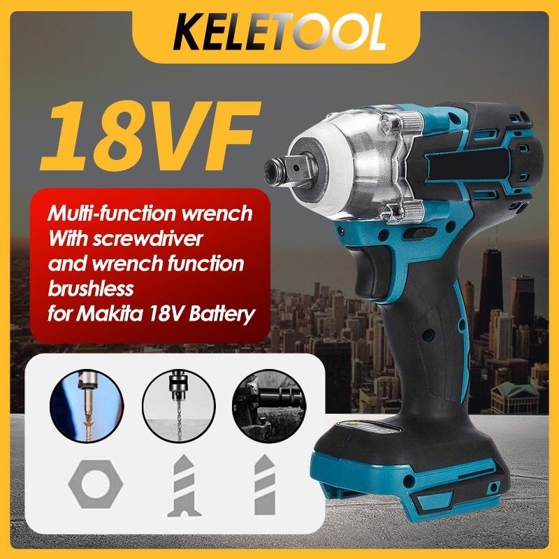 Bor Impact Wrench Cordless 18-21V 520Nm (Unit Only) Bukan kamolee Jld Nagawa Ryu