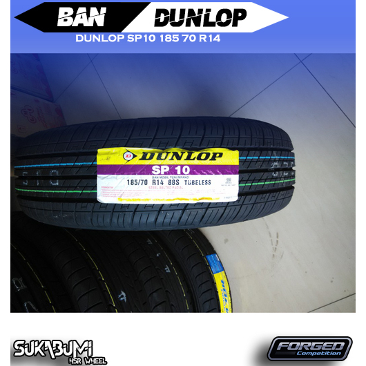 Ban Mobil Dunlop SP10 Ukuran 185/70 Ring 14 Untuk Mobil Avanza, Xenia, Kijang, dll | Free Pasang Balancing Sukabumi Cianjur