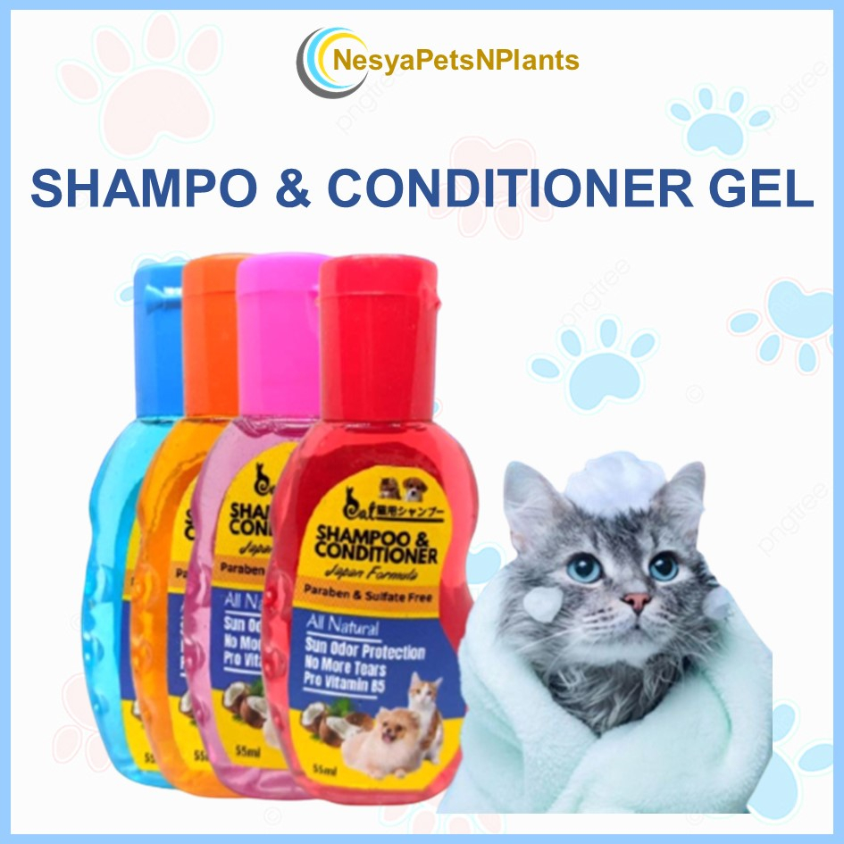 Sampo Shampoo &amp; Conditioner Kucing Anjing Gel Botol