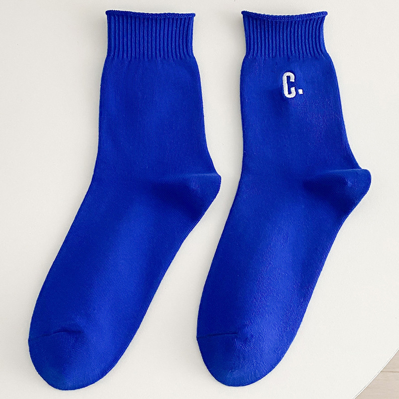 Plain Patterned Unisex Socks / Kaos Kaki Polos 2229