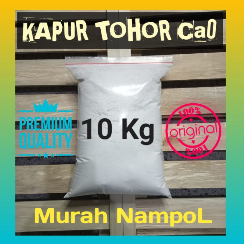 

( 10 kg ) kapur tohor / kapur cao / kapur gamping