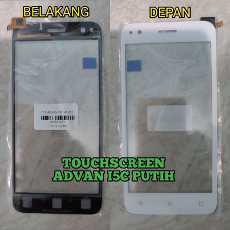 Touchscreen Advan I5C warna putih (New)