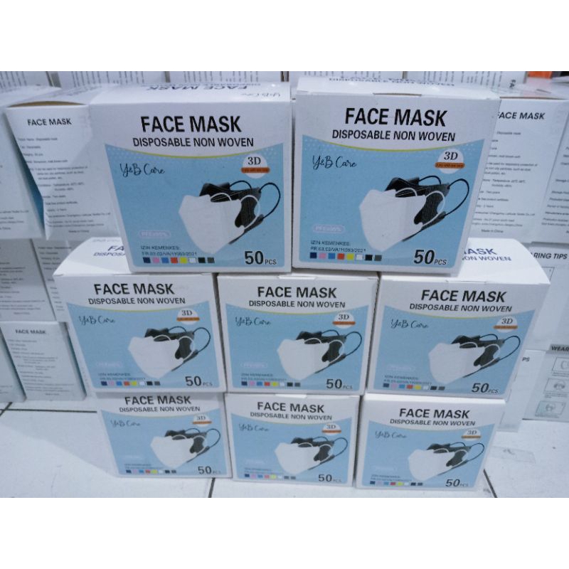 Masker duckbill 1 box isi 50 pcs