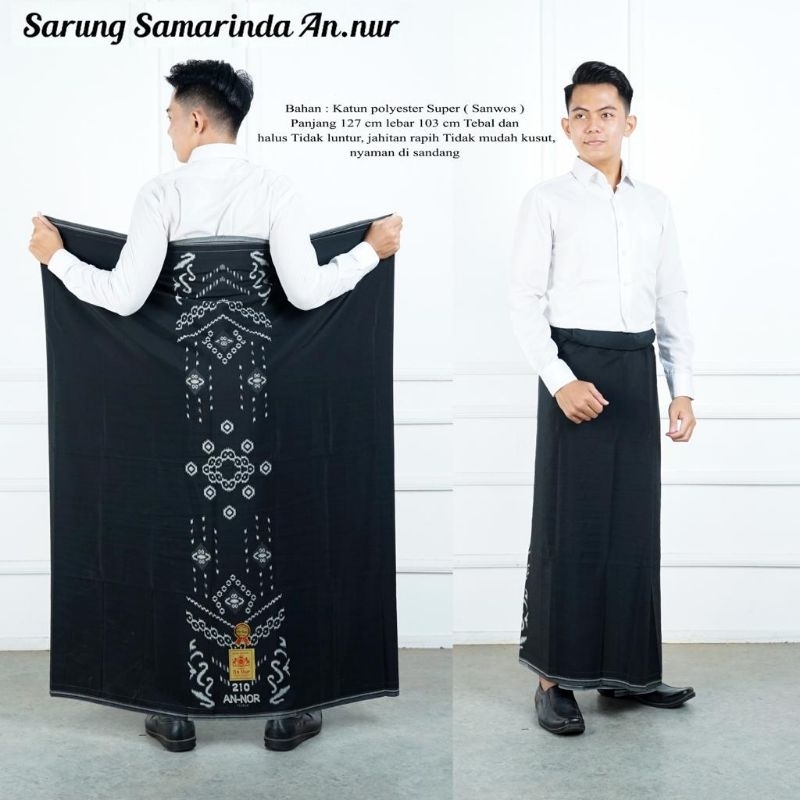 Aulia - Sarung Samarinda Polos Annur//Sarung Tumpal Motif Bunga