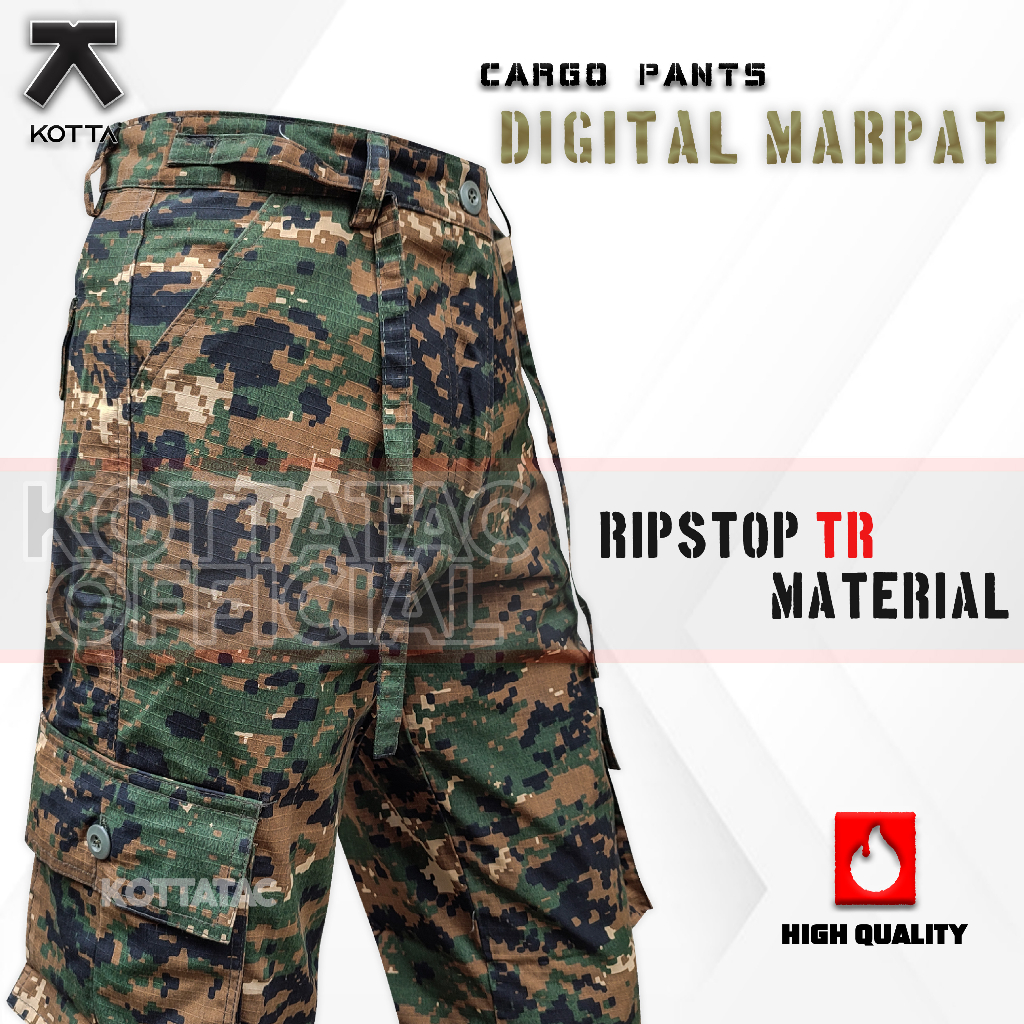 CELANA PDL LORENG DIGITAL MARPAT - CELANA CARGO  PANJANG LORENG MARPAT - CELANA CARGO LORENG MARPAT US ARMY