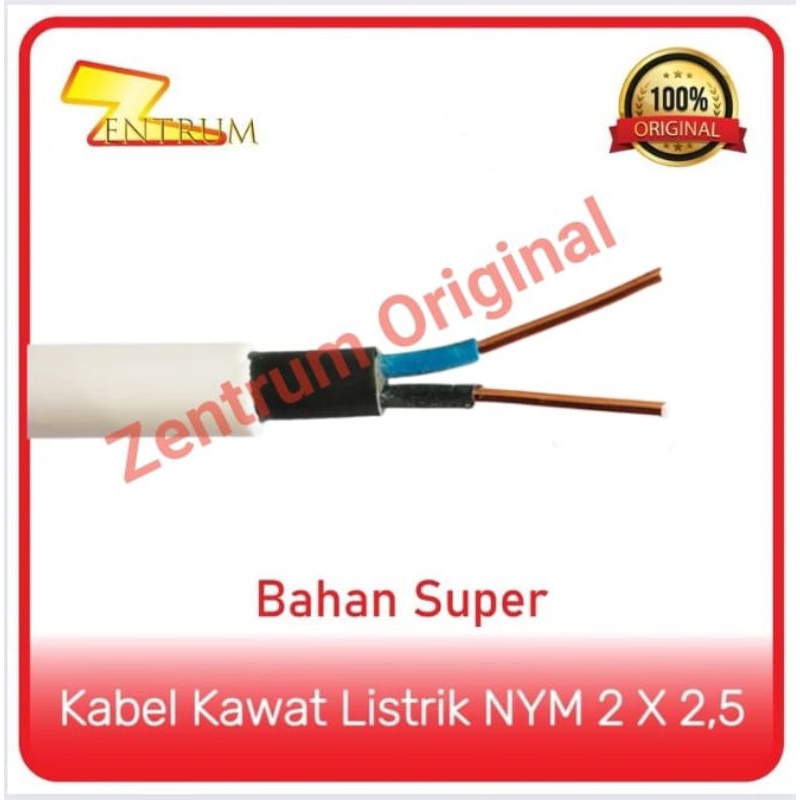 Kabel Listrik Kawat NYM SUPER 2 x 2,5 (30 meter)