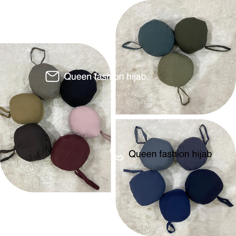 [Ready COD] Mukena Dewasa Katun Mikro Premium 2in1 Set Pouch Travel