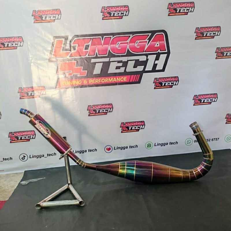 KNALPOT RX KING KOLONG REPSOL FULL PELANGI