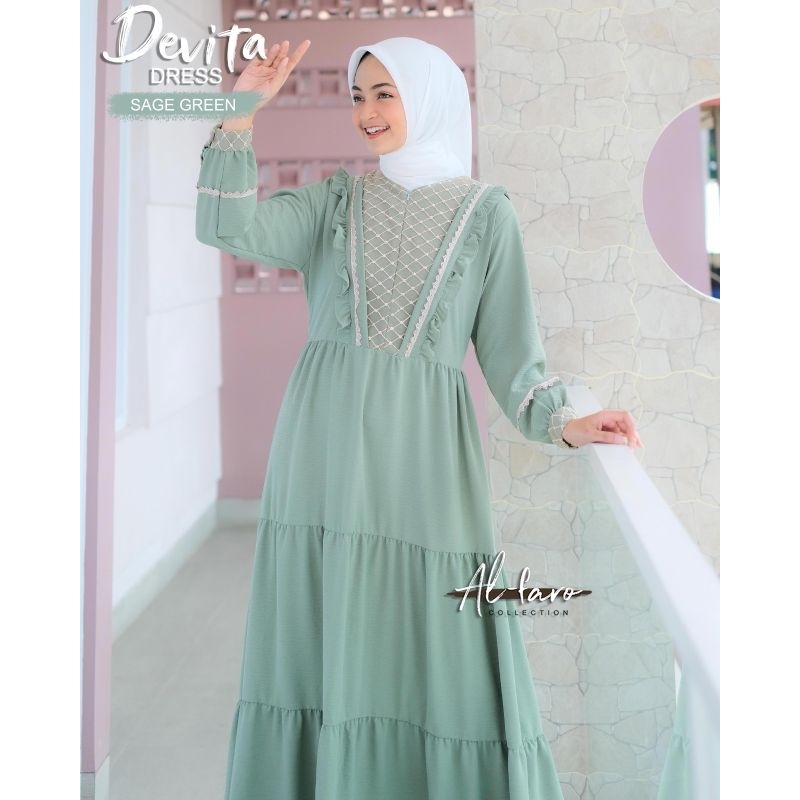 DRESS DEVITA BY AL-FARO/ GAMIS ORI AL-FARO/ AL-FARO COLLECTION TERBARU