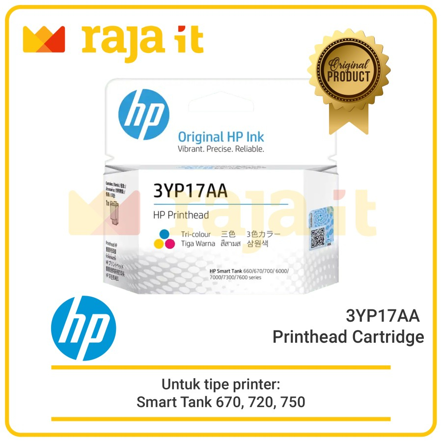 HP Printhead 3YP17AA Colour InkTank Cartridge Original