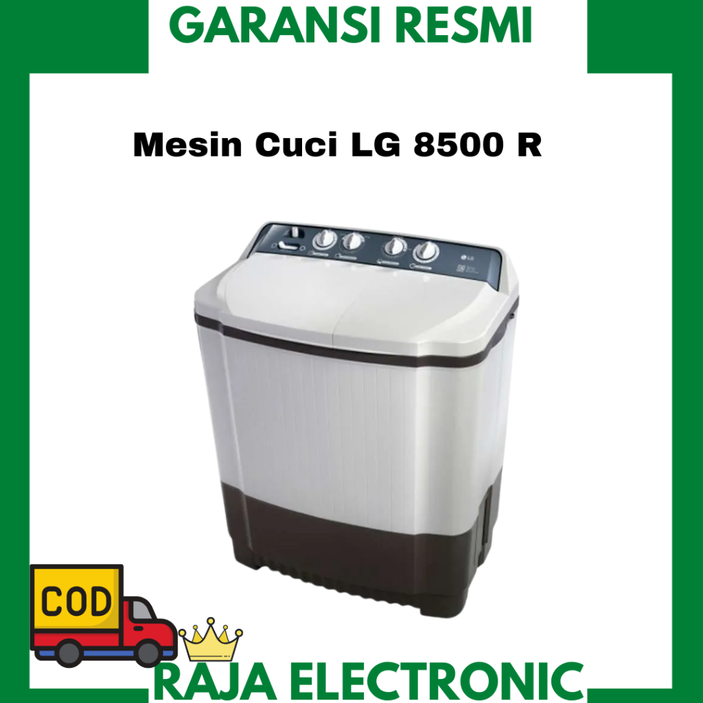 Mesin Cuci LG 8500 R 2 Tabung 8,5 Kg