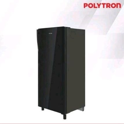Kulkas Polytron PRA-18-DMY 1Pintu hitam polos khusus untuk kota cirebon