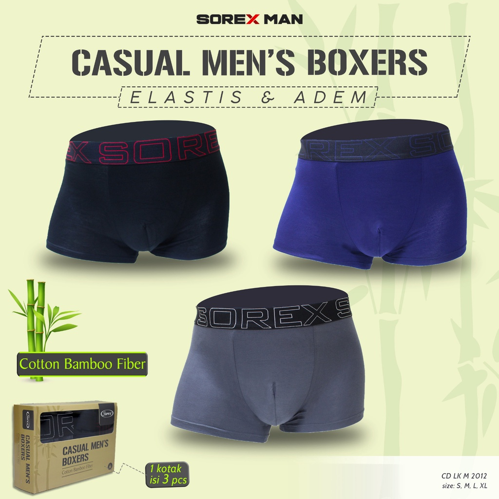 Sorex CD Casual Men Boxer Cotton Bamboo Fiber CD Lk M 2012