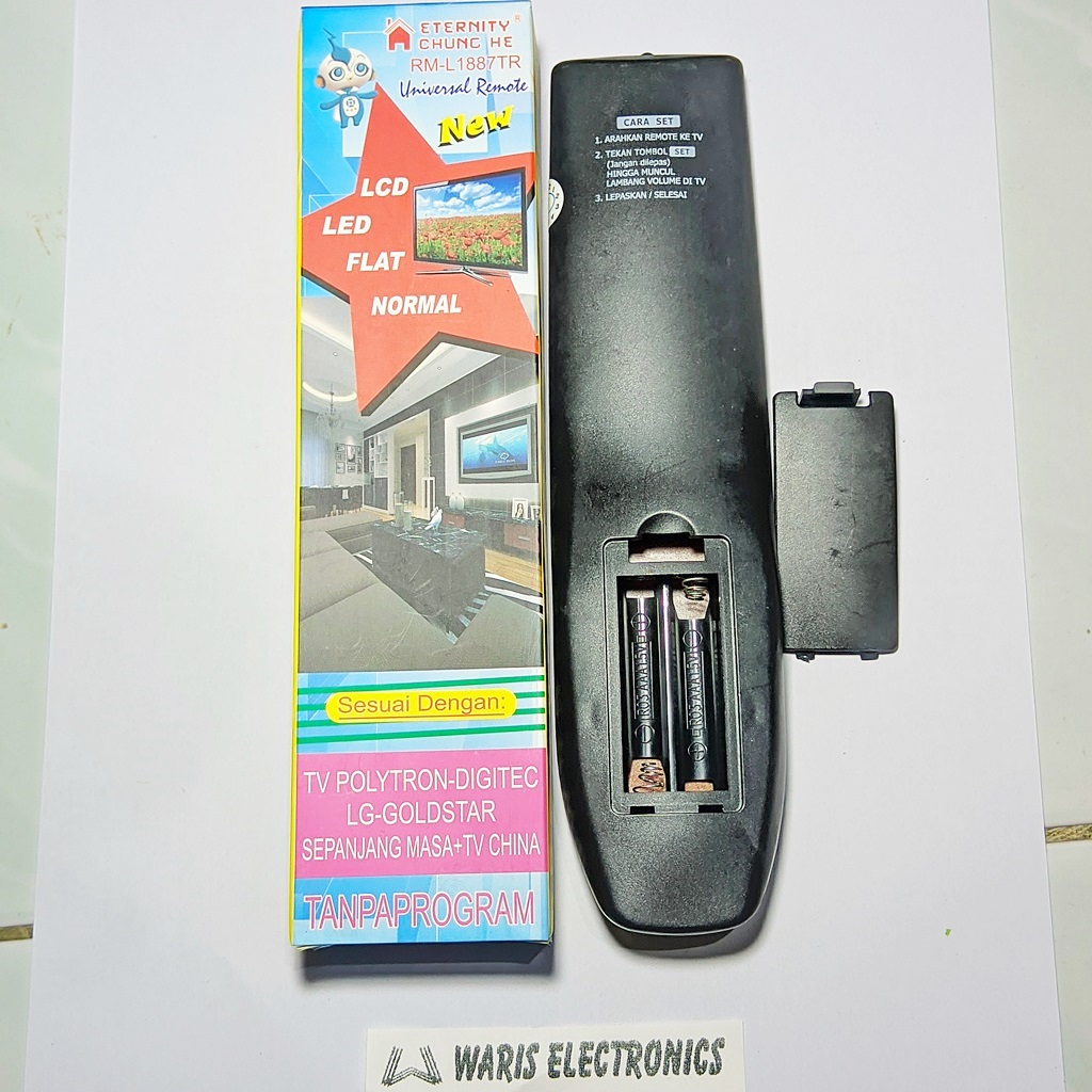 Remot Polytron LED LCD Flat Tabung Tanpa Program RM - L1887 TR