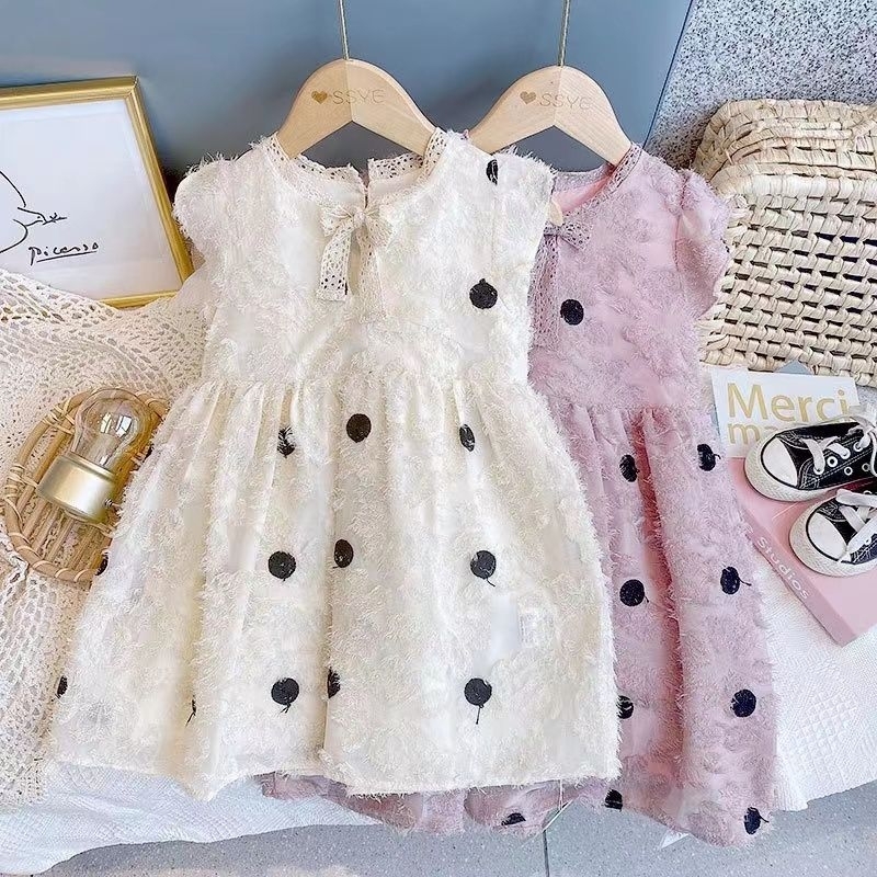 Dress Polkadot Anak Perempuan