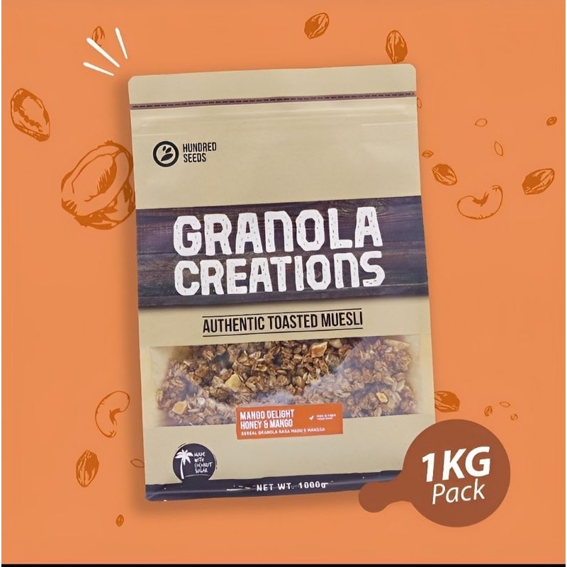 

Granola Creations 1kg Honey & Mango