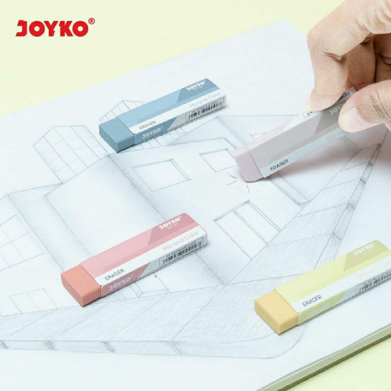 

Penghapus / Stip / Eraser Joyko B30 Warna Tanggung ER-123