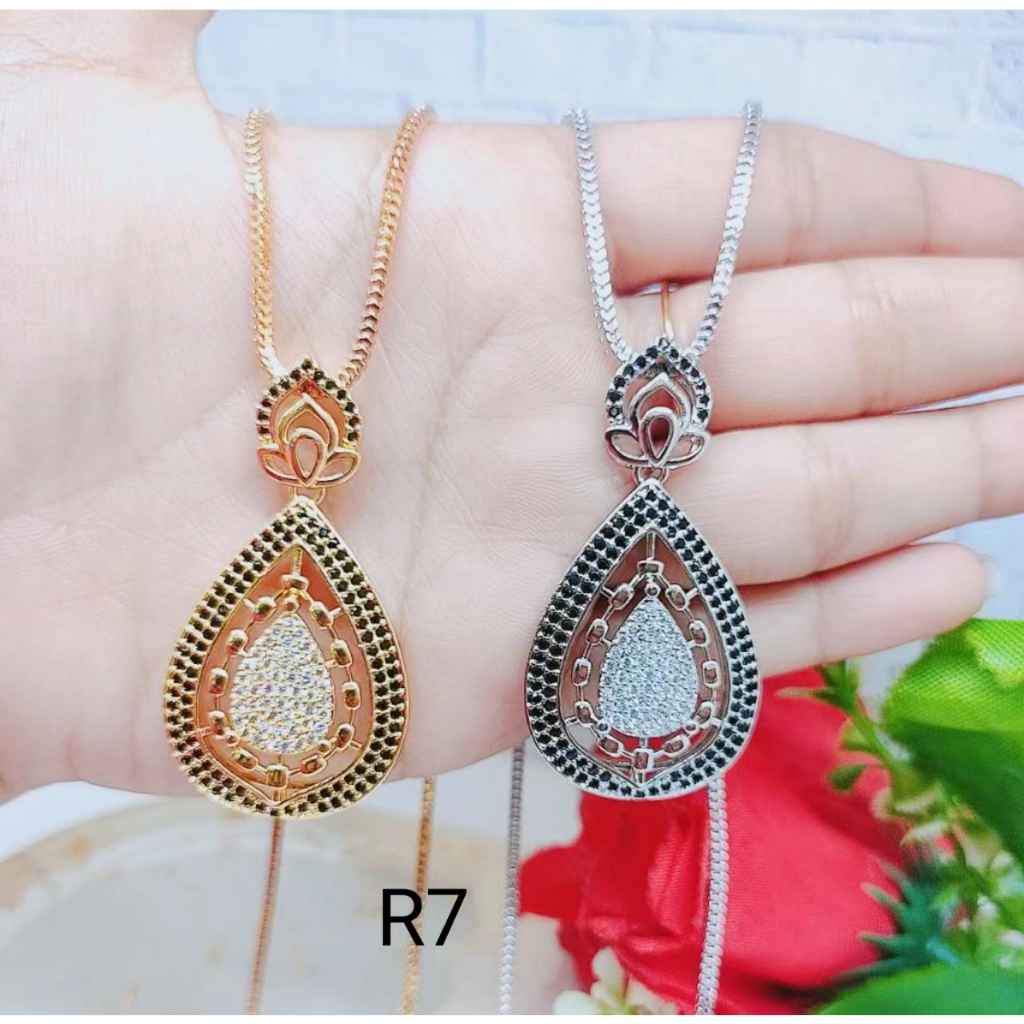 Kalung Xuping Mata Full Lapis Emas Perhiasan Fashion R5/R6/R7/R8