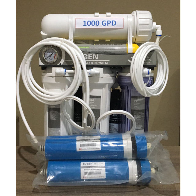 Mesin RO 7 Step Reverse Osmosis 1000 GPD + UV