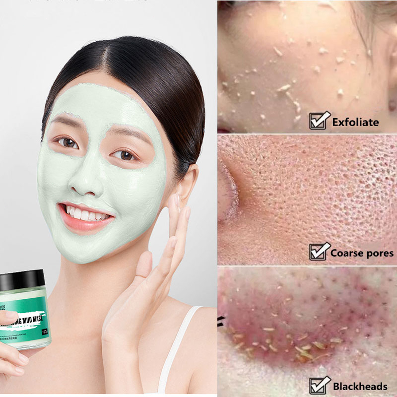Masker penghilang komedo Masker Lumpur Kangkung Mud Mask Alat Komedo Masker Pembersih Komedo Masker 