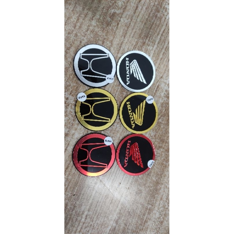 Logo Honda Emblem Stiker 3 Dimensi Akrilik Tebal