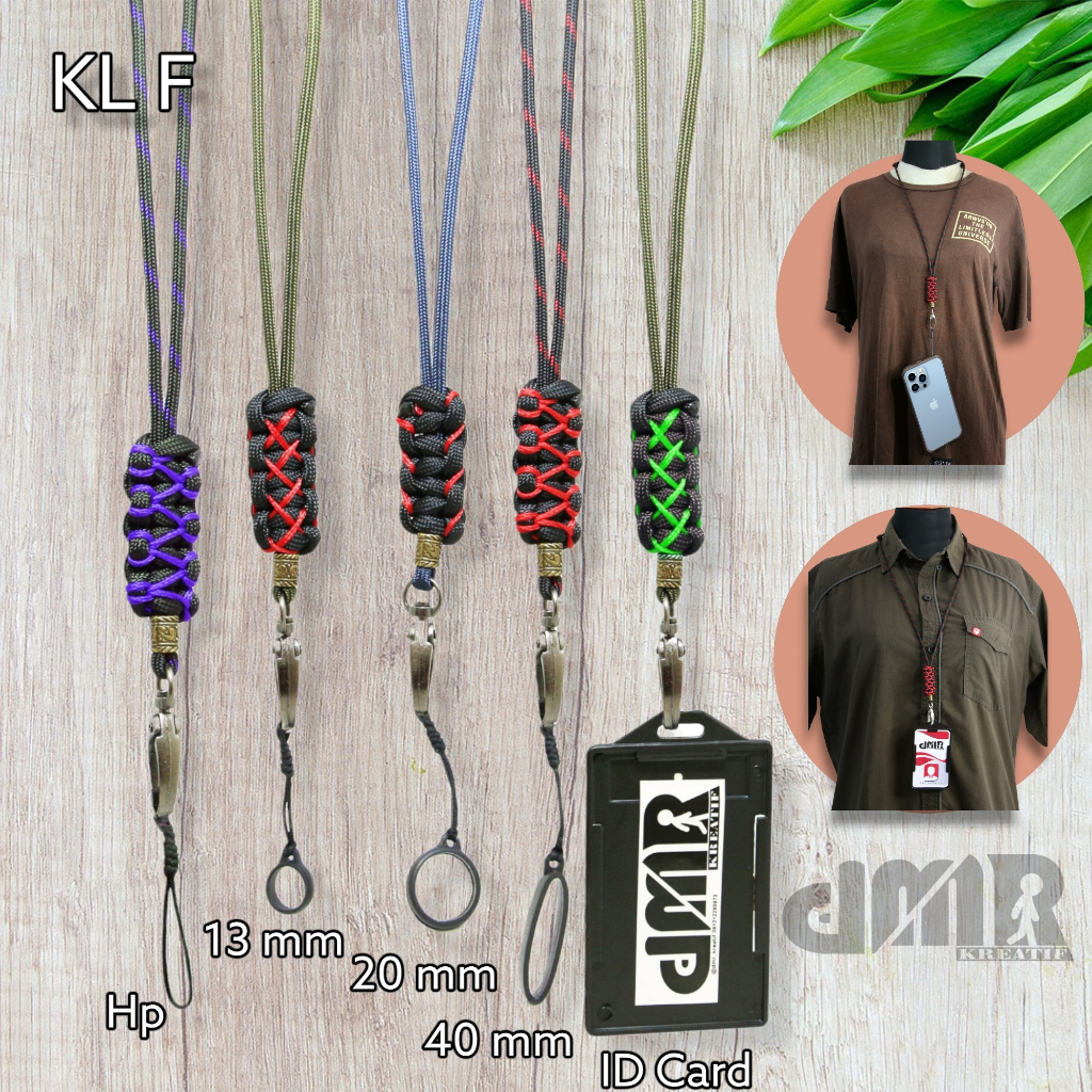 Lanyard Kalung Tali Gantungan PodsVape HP ID Card Karet O Ring 13 20 40 Mm Rubber Name Tag Kunci Rem